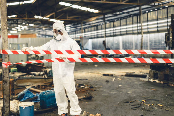 Professional Biohazard technician working in Warren, PA